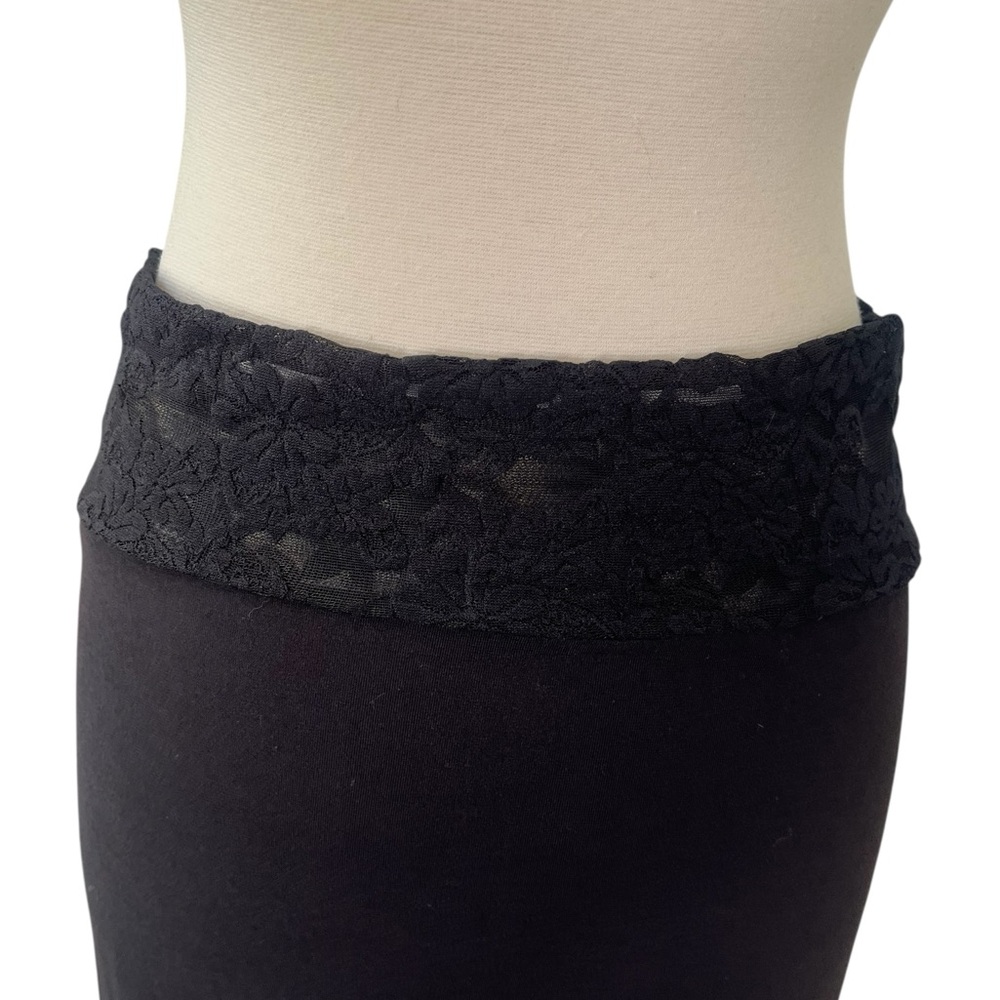 Lace trim high/low maxi midi skirt stretchy XS/S - Picture 11 of 12